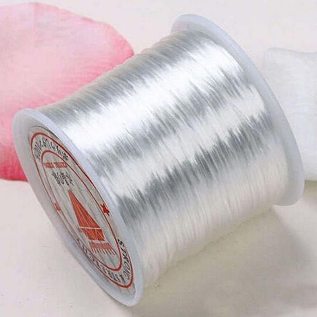 Set Clam 890 Thermal Hub Yards Crystal Thread 80 Stretchy For Jewelry Making Cord String White Home Beads for Bead Chain Swivels